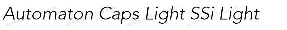 Automaton Caps Light SSi Light字体转换